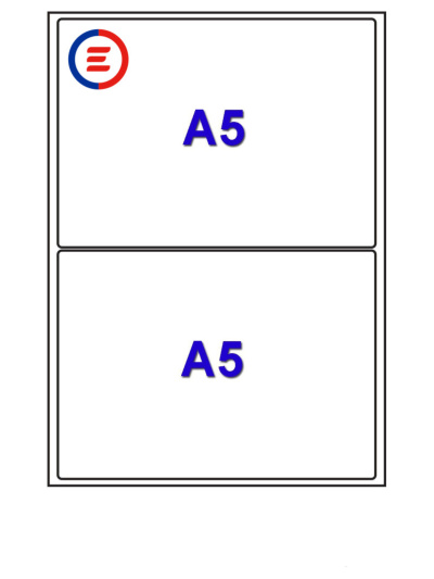 Etiquettes Format A5