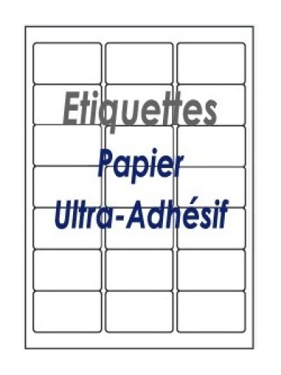 Etiquettes papier Adhésif Renforcé
