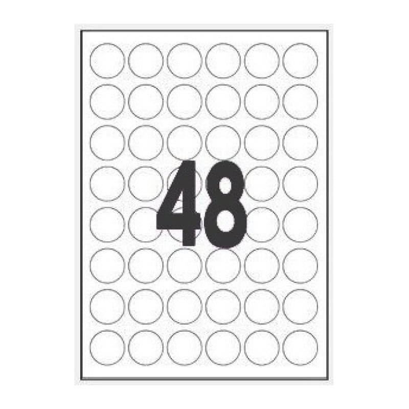 Etiquettes adhésives polyester blanc mat