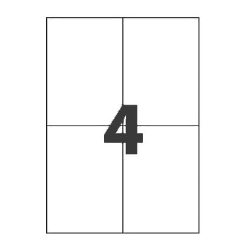 Etiquettes adhésives polyester blanc mat